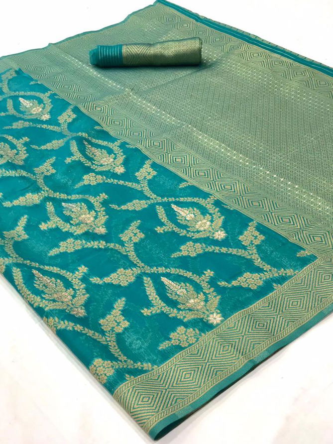 Keesha Organza By Rajtex Two Tone Handloom Weaving Saree Orders In India 